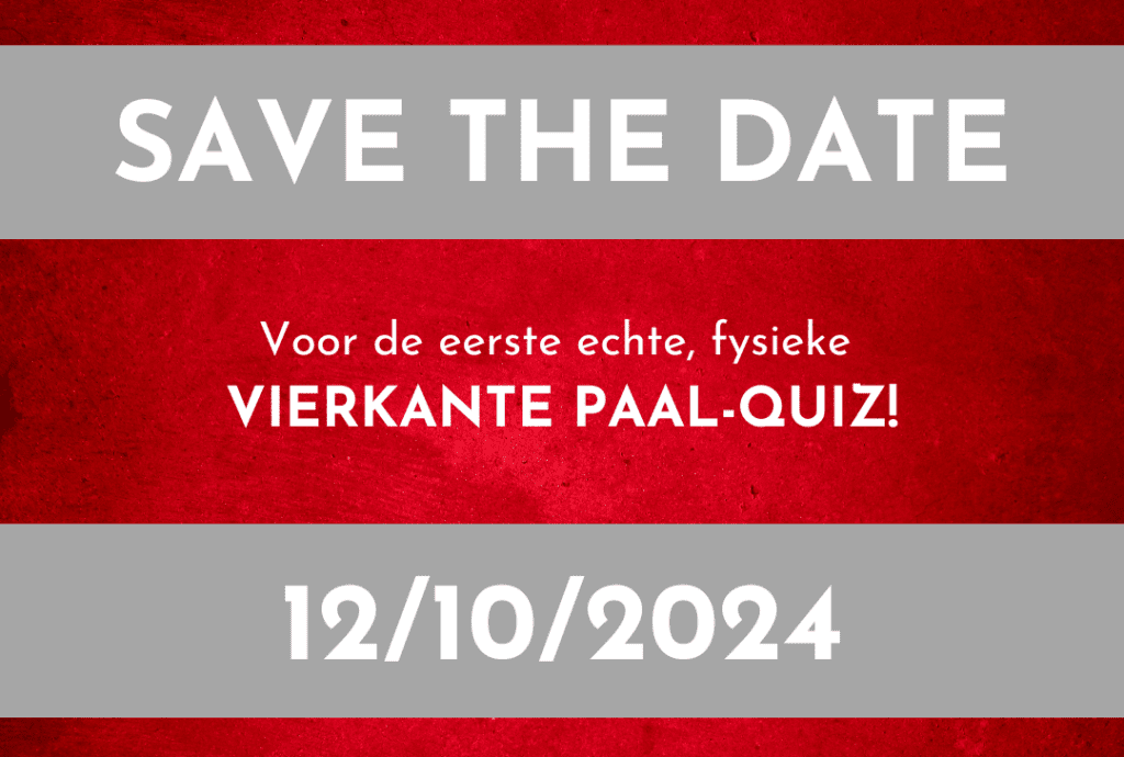 Save the date: 12/10 voor de DVP Quiz!